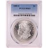 Image 1 : 1885-S $1 Morgan Silver Dollar Coin PCGS MS63