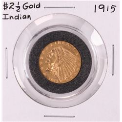 1915 $2 1/2 Indian Head Quarter Eagle Gold Coin