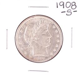 1908-S Barber Half Dollar Coin