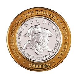 .999 Silver Bally's Las Vegas, Nevada $10 Casino Limited Edition Gaming Token