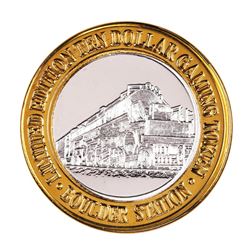 .999 Silver Boulder Station Hotel Casino Las Vegas, NV $10 Limited Casino Token