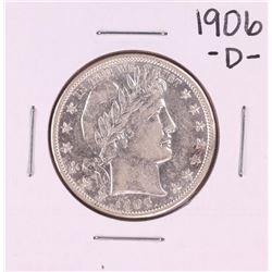 1906-D Barber Half Dollar Coin