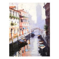 Vakhtang "Morning Clock Tower" Limited Edition Giclee on Canvas