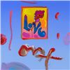 Image 2 : Peter Max "Love" Original Mixed Media Acrylic on Paper