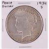 Image 1 : 1934-S $1 Peace Silver Dollar Coin