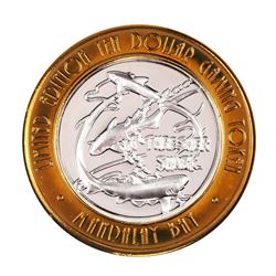 .999 Fine Silver Mandalay Bay Las Vegas, Nevada $10 Limited Edition Gaming Token