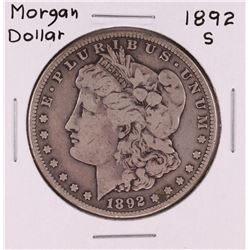 1892-S $1 Morgan Silver Dollar Coin