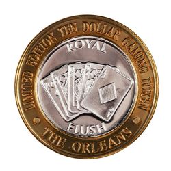 .999 Fine Silver The Orleans Las Vegas, Nevada $10 Limited Edition Gaming Token