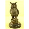 Image 1 : Perched Owl Bronze Sculpture