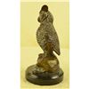 Image 2 : Perched Owl Bronze Sculpture