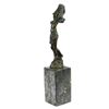 Image 3 : Art Nouveau Style Draped Nude, Bronze Sculpture Statue