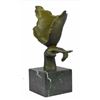 Image 3 : After Dali, Female Face Abstract Bronze Sculpture