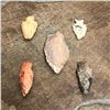 Image 1 : Group of Native American Indian Arrowheads, Points, Artifacts
