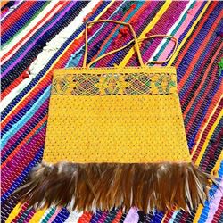 Ursule Beaugeste Paris Bohemian Macreme Feather Handbag, Neiman Marcus