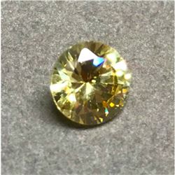 8ct Round Brilliant Cut Canary Cubic Zirconia Diamond Simulant