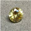 Image 1 : 8ct Round Brilliant Cut Canary Cubic Zirconia Diamond Simulant
