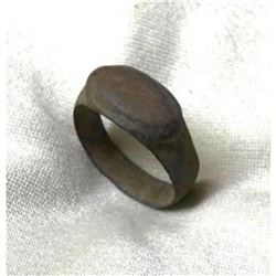 Late Roman / Early Christian Period ( 500- 750 ) Bronze Ring Artifact