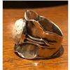 Image 3 : Ancient Roman Glass Modernist Sterling Silver Ring