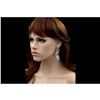 Image 2 : Clear Czech Crystal Teardrop Rhinestone Costume Earrings
