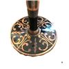 Image 2 : c.1920's DeVilbiis Ebony Glass & Silver Overlay Perfume Atomizer