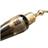 Image 3 : c.1920's DeVilbiis Ebony Glass & Silver Overlay Perfume Atomizer