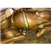 Image 3 : Large Antique Cold Painted Metal Camel Inkwell