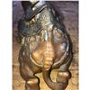 Image 5 : Large Antique Cold Painted Metal Camel Inkwell