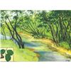 Image 1 : 1920's Black Alder Color Lithograph Print