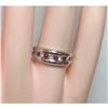 Image 4 : Estate 18K White Gold Ruby & Diamond Ring