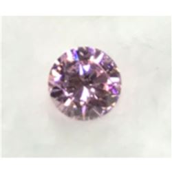 1.75ct Round Pink BiancoÂ® Diamond Simulant