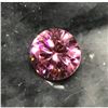Image 1 : 4ct Round Pink Brilliant Cut Russian Cubic Zirconia Diamond Simulant