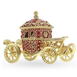 Russian Royal Tsar Coronation Coach Trinket Jewel Box