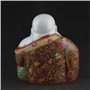 Image 3 : A PORCELAIN ENAMEL BUDDHA FIGURE QING DYNASTY 17TH/C.