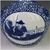 Image 8 : A BLUE & WHITE BOTTLE VASE KANGXI MARK 17TH/C.