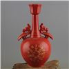 Image 1 : A RED DOUBLE EAR DRAGON VASE YUAN DYNASTY 13TH/C.