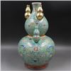 Image 3 : A FAMILLE VERTE DOUBLE GOURD VASE QIANLONG MARK 17TH/C.