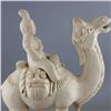 Image 4 : A WHITE PORCELAIN CAMEL RIDE FIGURE TANG DYNASTY 9TH/C.