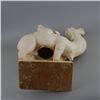Image 5 : A WHITE PORCELAIN CAMEL RIDE FIGURE TANG DYNASTY 9TH/C.