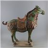 Image 2 : A PORCELAIN ENAMEL HORSE STATUE MING DYNASTY.