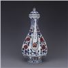 Image 3 : A BLUE WHITE & RED TEAPOT MING DYNASTY.