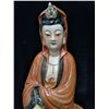 Image 4 : A PORCELAIN ENAMEL BUDDHA FIGURE QING DYNASTY 17TH/C.