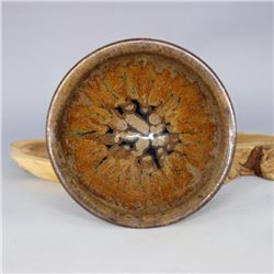 A BROWN OIL SPLASH BOWL SONG DYNASTY 10TH/C.