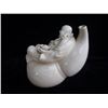 Image 3 : A WHITE PORCELAIN BUDDHA FIGURE MING DYNASTY.
