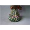 Image 8 : A PORCELAIN ENAMEL BUDDHA FIGURE QING DYNASTY 17TH/C.