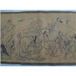 A-RARE EMPIRE PAINTING QING DYNASTY 17TH/C.