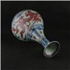 Image 3 : A BLUE & RED DRAGON VASE XUANDE MARK 14TH/C.