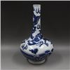 Image 1 : A BLUE & WHITE DRAGON LARGE VASDE QIANLONG MARK 17TH/C.