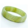 Image 2 : A NATURAL WHITE HETIAN JADE BANGLE.