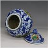 Image 4 : A BLUE & WHITE FISH JAR WANLI MARK 16TH/C.