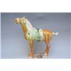 Image 1 : A SANCAI-GLAZE HORSE STATUE TANG DYNASTY 9TH/C.